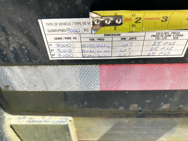 2016 dump trailer 16' x 7' in Cargo & Utility Trailers in Hamilton - Image 3