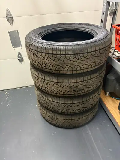 Tires are new, they were removed at dealership before I took delivery of my new Ford F150 Pirelli Sc...