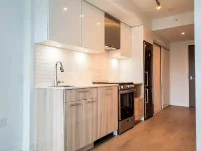 Luxury Studio In Dundas Square Gardens At Dundas/Jarvis. Open concept, bright and sunny with balcony...