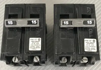 ITE Type Q Breaker double 15 READ DESCRIPT, View more