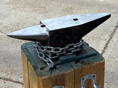 Blacksmith Anvil with Stand. Excellent Shape. 45lbs., View more