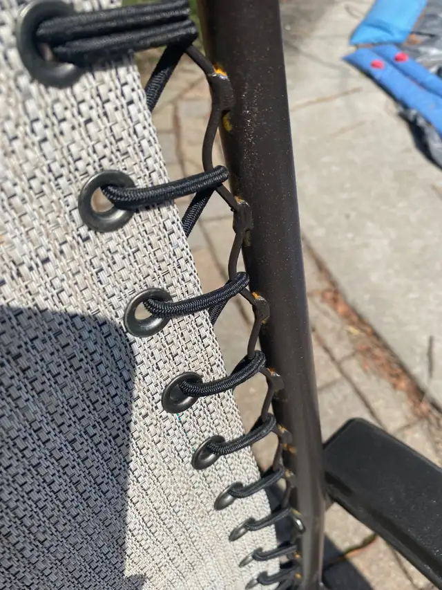 VICTORY GARDEN Zero Gravity Lounge Chair with Pillow, Beige in Patio & Garden Furniture in Markham / York Region - Image 8