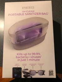 Homedics UV clean Portable Sanitizer Bag