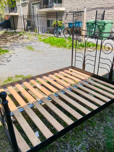 Queen bed frame, View more
