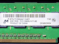 4 GB DDR3 Ram (2 x 2 GB) for PC