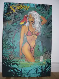 "STORM" from Marvel, Large Vintage Laminated Poster