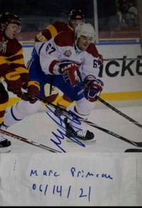 Max Pacioretty signed 8 x 10 pictures / Photo signées 