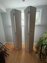 2 Bifold closet doors