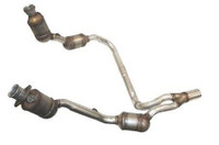 Jeep Wrangler 3.8L Y pipe with 4 Catalytic Converters 2007-2009
