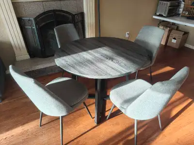 Dining Table with 4 Chairs, View more