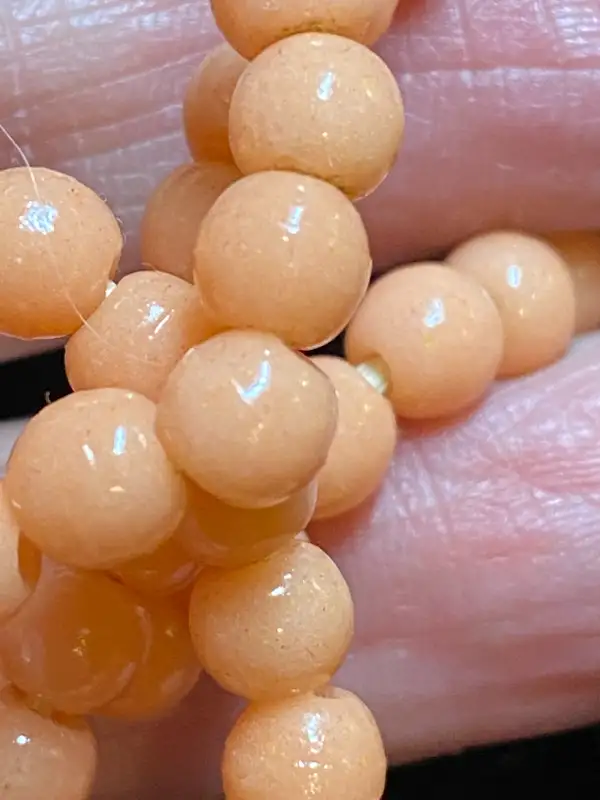 Antique Saffron Orange Nude Color Japanese Natural Coral Gemston in Arts & Collectibles in Vancouver - Image 9