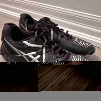 Black Asics running shoes, View more