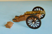 Vintage 1970s Britains England Artillery Cannon  on Wheels Rare!