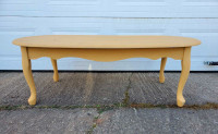 Yellow Wood Coffee Table (for project)