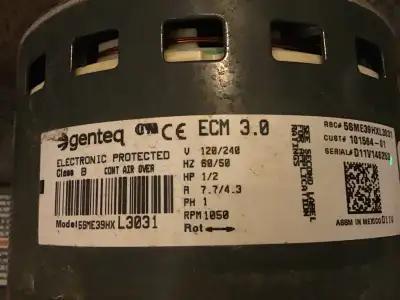 ECM 3.0 1/2 HP Motor, View more