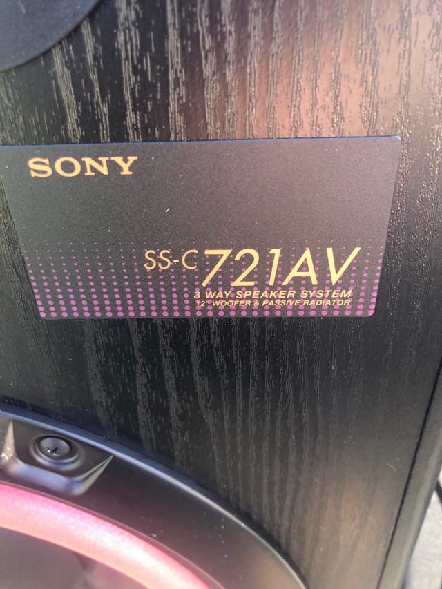 Sony SS-c721AV tower speakers  in Speakers in Peterborough - Image 4