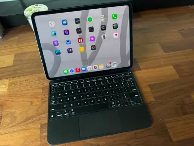 Barely used M4 iPad Pro 11" 16GB Ram 1TB W/Keyboard, View more