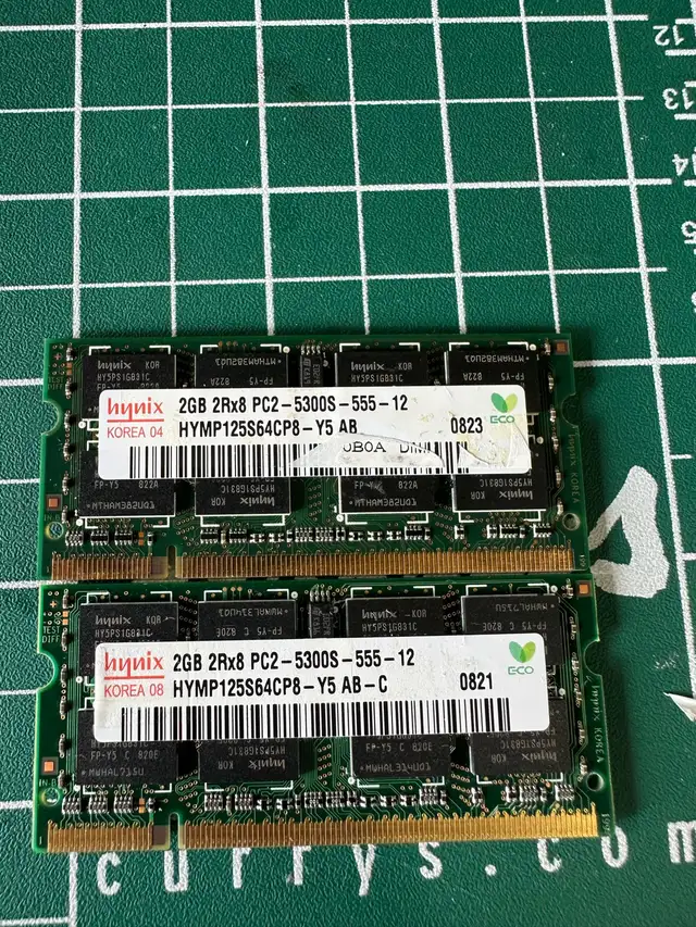 HYNIX HYMP125S64CP8-Y5 2GB 2Rx8 DDR2 PC2-5300 204P SODIMM in Flash Memory & USB Sticks in Mississauga / Peel Region - Image 2