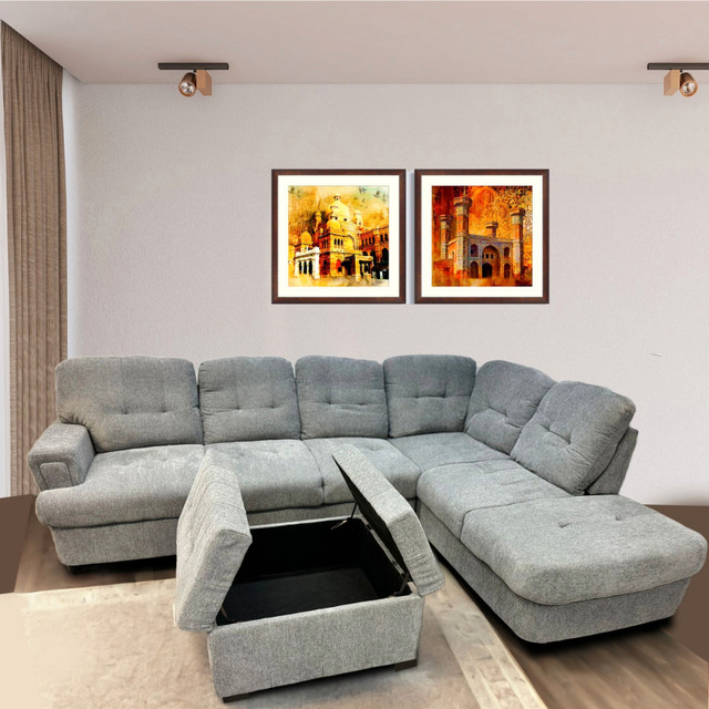 New Stylish Sectional Sofa With RHF Chaise & USB Feature In SAle in Couches & Futons in Barrie - Image 2