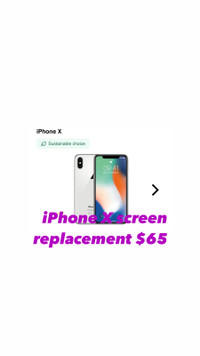 iPhone X xs screen replacement 