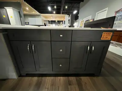 60” Bathroom Vanity Cabinet / 61” Countertop Floor Demos on Sale, View more