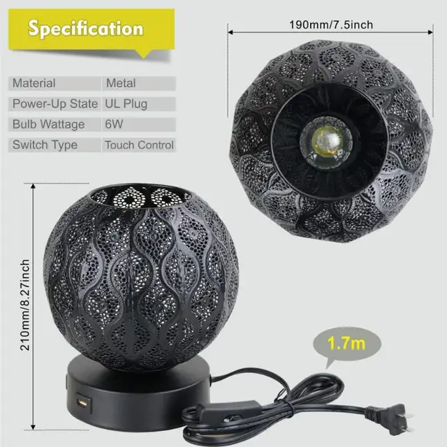 NEW Touch Dimmable LED Table/Beside Lamp with USB Charging in Indoor Lighting & Fans in Markham / York Region - Image 9