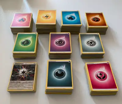 Pokémon TCG Energy Cards. 1999-2023 in good condition. ( No Holos) Pick up in Marshall or Shipping a...