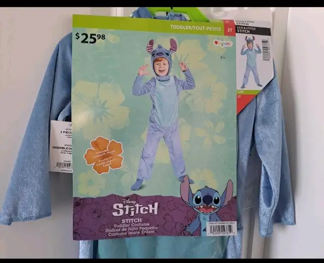 Brand New "STITCH" Toddler Halloween Costume; 2T