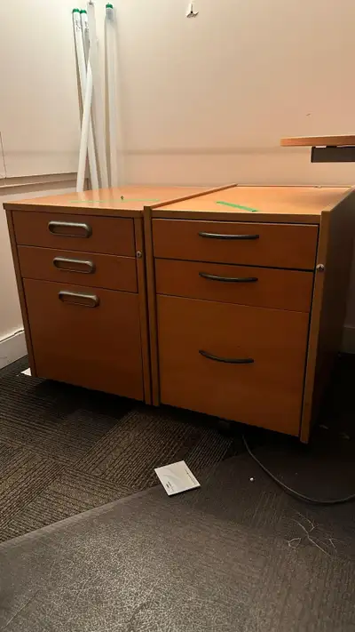 MOVING!!! 3-Drawer Filing Cabinet w/ Castors, View more