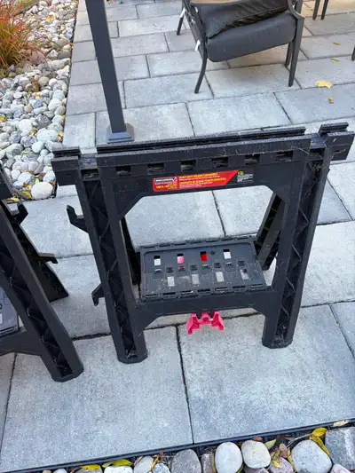 Benchmark Heavy Duty Folding Sawhorses, View more