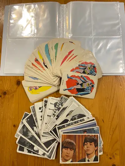 1960’s Beatles & Batman Cards w/ Card Collecting Folder, View more