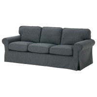 Ikea Ektorp Nordvalla Grey Sofa - Second Hand