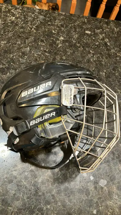 Bauer  Poron XRD hockey helmet with cage men’s small, View more