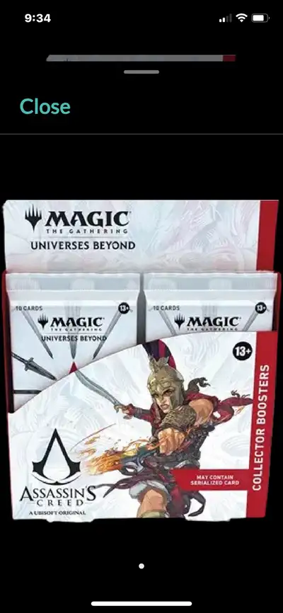 (3) Magic:  Assassin's Creed Collector Box - $450 per. , View more
