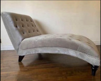 Velvet sofa chaise longue fauteuil velour 