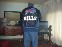 Mens   XL  Buffalo   Bills   Leather   Jacket