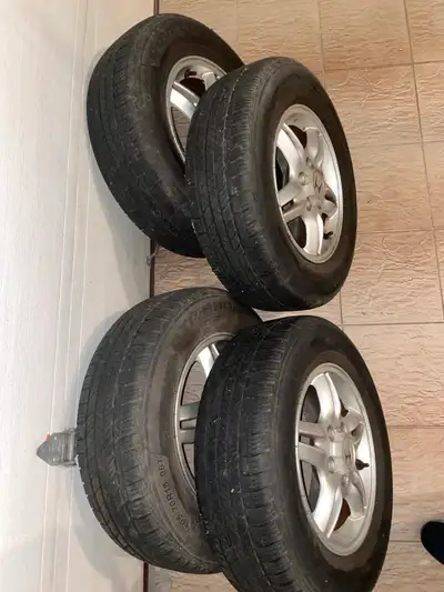 4 belle mags honda 205/70r15 170$