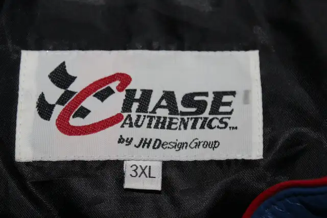 Awesome Chase Authentics NASCAR Racing Leather Jacket in Men's in Calgary - Image 8