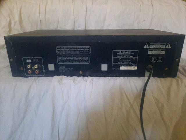 I deliver! Pioneer stereo cassette tape deck CT-660 in Stereo Systems & Home Theatre in St. Albert - Image 4