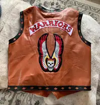 Warriors Leather Vest - Replica 