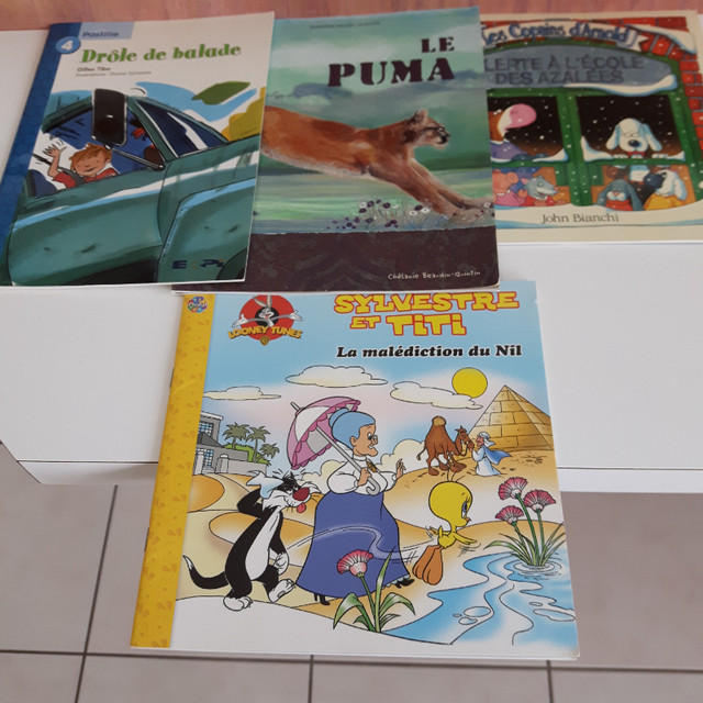 4 LIVRES NEUFS ENFANTS$5.00CH: DRÔLE DE BALADE, LE PUMA, LES COP dans Livres jeunesse et ados  à Longueuil/Rive Sud