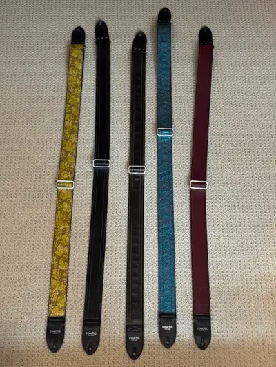 Couch Guitar Strap Lot (5-Pack) - Excellent+ Condition, View more