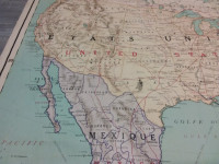 Très vieille carte des Amériques