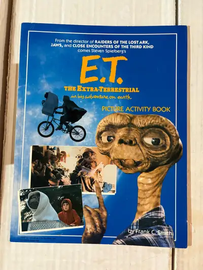 ET Picture activity book $10 Star Trek colouring book $5 Star Trek The Motion Picture (cover detache...