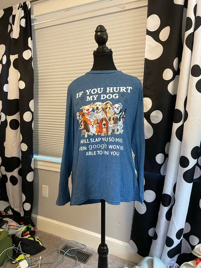 Dog Print Long Sleeve Shirt in Women's - Tops & Outerwear in Annapolis Valley - Image 4