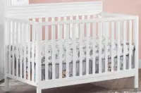 Baby Crib - Skyler 4in1 Convertible in Snow White