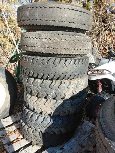 They are old tires Suitable for farm/off road use First 4 pictures $300 takes all 7 or $50 each Last...