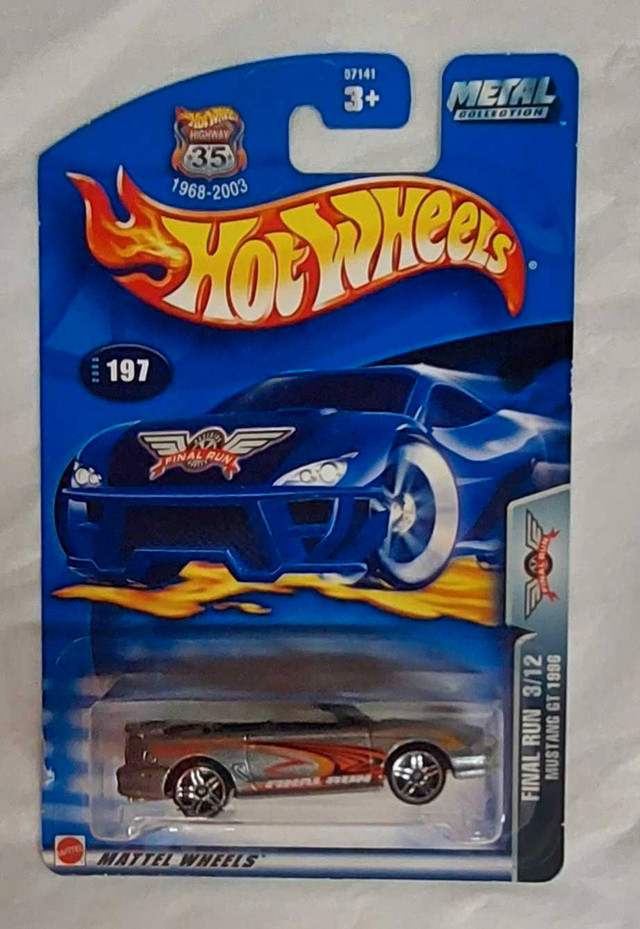 Hot Wheels Final Run 3/12 Mustang GT 1996  Metal Collection  Car in Toys & Games in Mississauga / Peel Region
