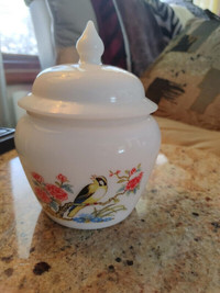 FIRST $25 TAKES IT ~ Vintage Avon Milk Glass Apothecary Jar ~