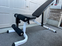 Weight Bench with Leg Lockdown